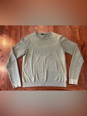 Robert Barakett Olive Green Crewneck Sweater Mens XL Pullover